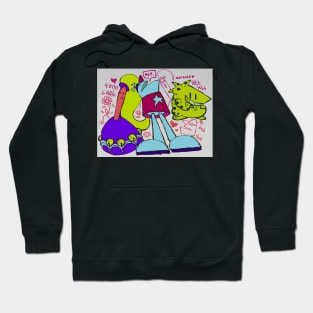 collage homestar marzipan & the cheat! Hoodie